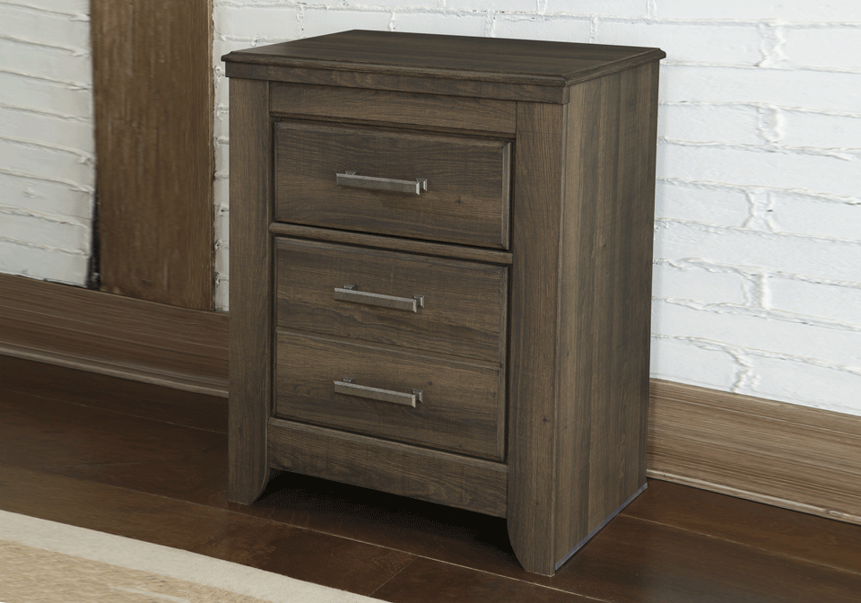 Juararo Dark Brown Nightstand