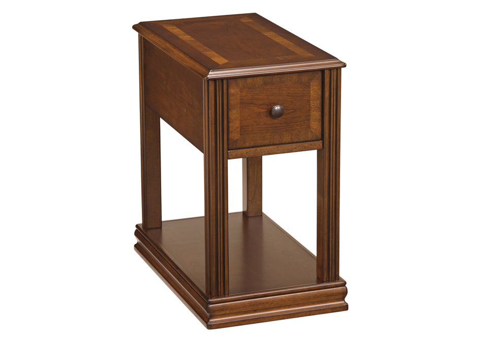 Alternative view of Breegin Dark Brown Chairside End Table