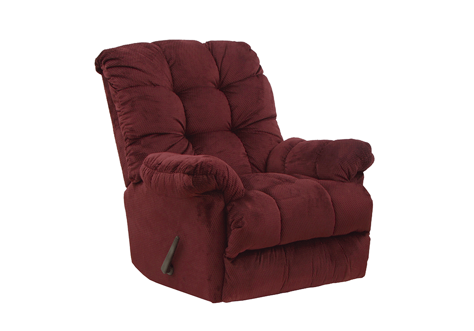 Nettles Merlot Recliner with Massage and Heat