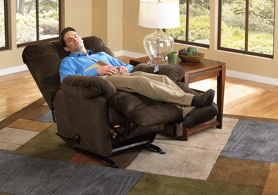 Alternative view of Nettles Umber Recliner with Massage and Heat
