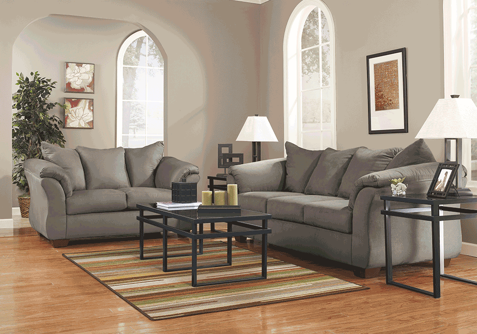 Alternative view of Darcy Cobblestone Sofa Set