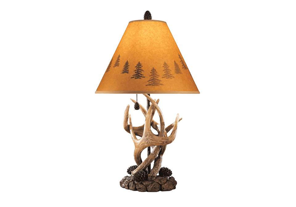 Alternative view of Derek Brown Poly Table Lamp Set (2/Cn)