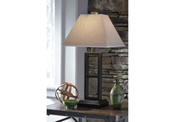Deidra Black Metal Table Lamp Set (2/Cn)