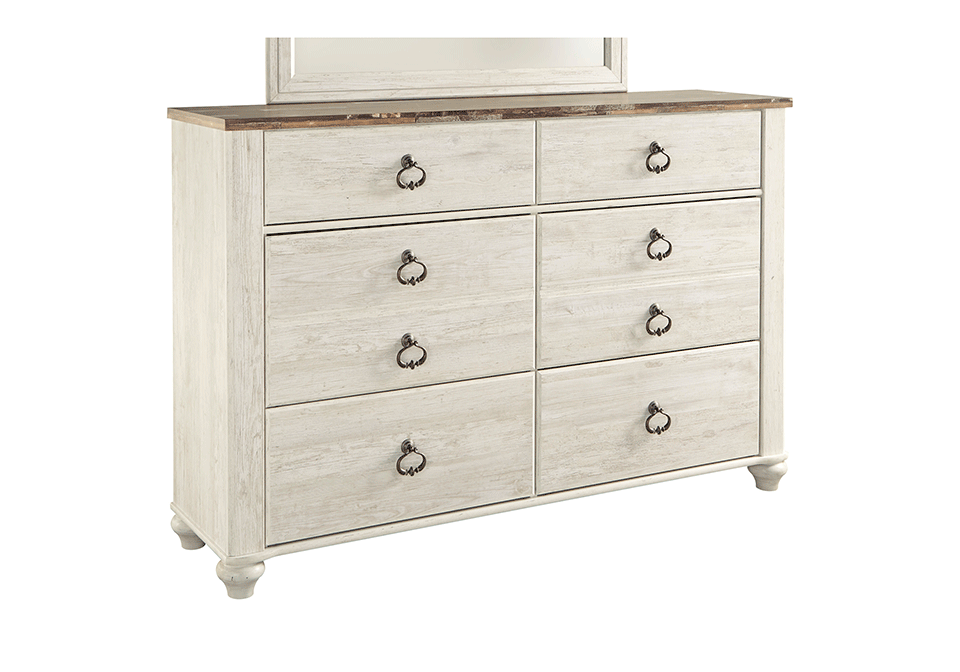 Willowton Whitewash Dresser - Image 3