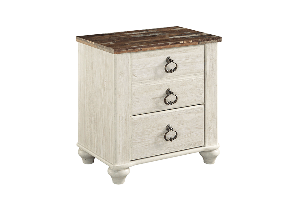 Alternative view of Willowton Whitewash Night Stand