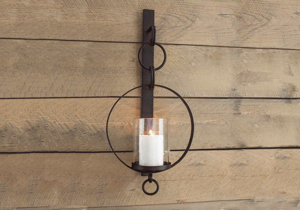 Ogaleesha Brown Wall Sconce