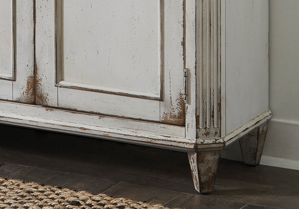 Mirimyn Antique White Door Accent Cabinet - Image 4