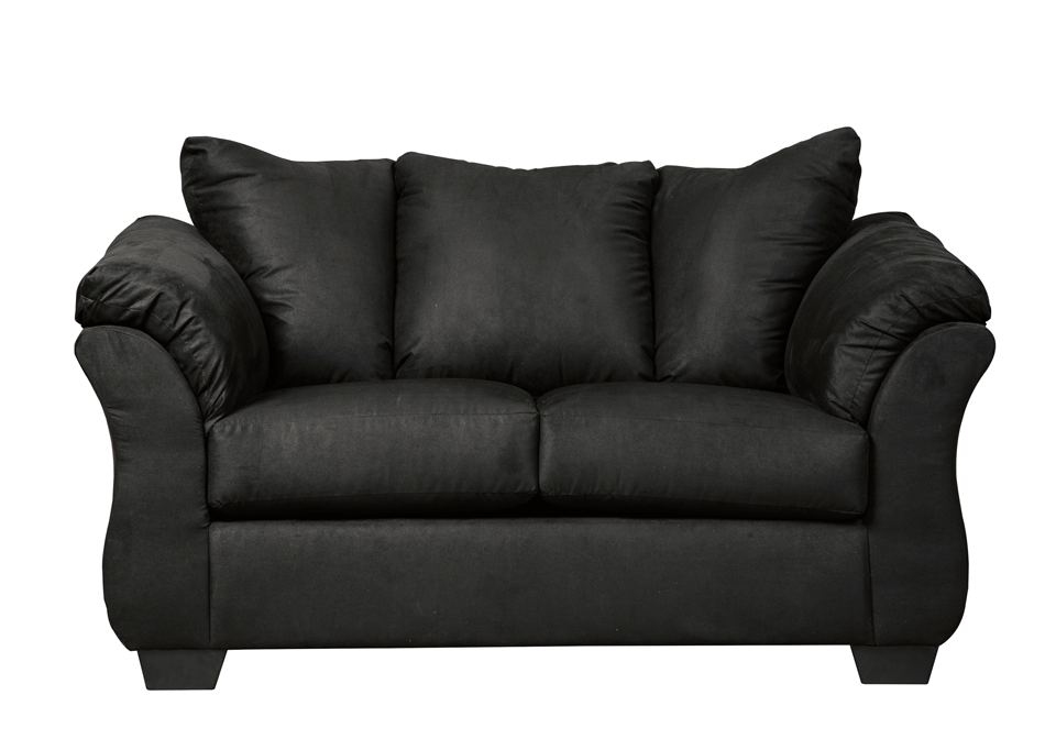 Alternative view of Darcy Black Loveseat