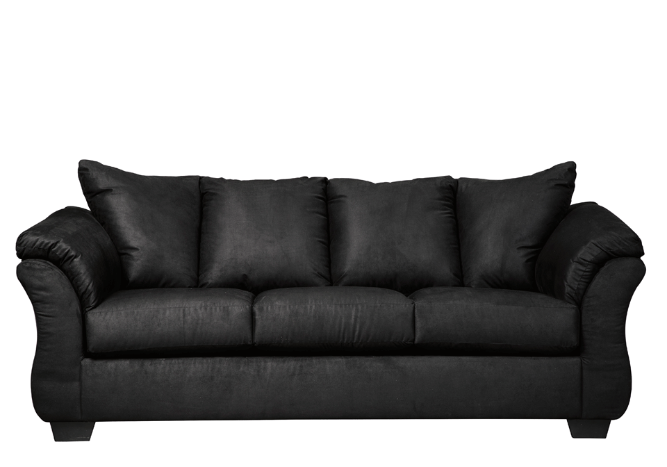 Alternative view of Darcy Black Sofa