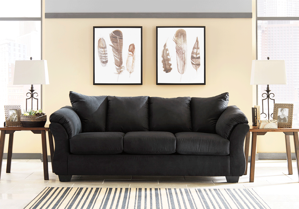 Darcy Black Sofa