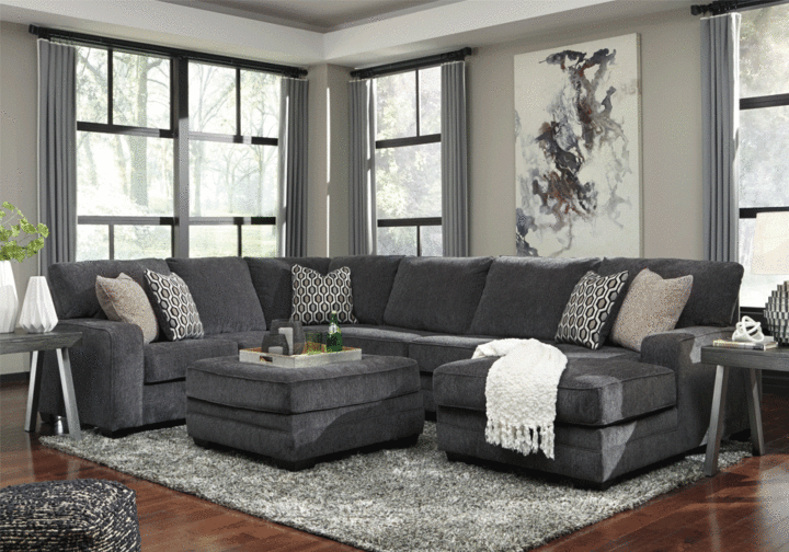 Tracling 3pc. RAF Chaise Sectional