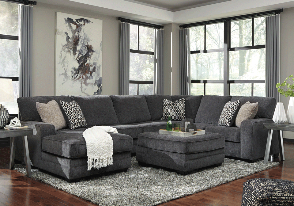 Tracling 3pc. LAF Chaise Sectional