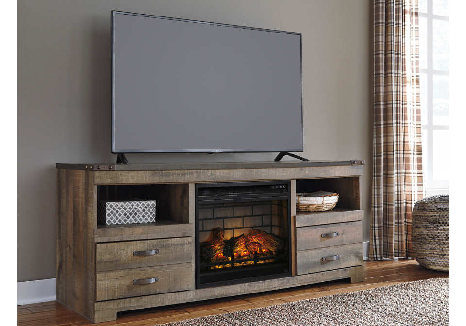 Trinell TV Stand with Fireplace
