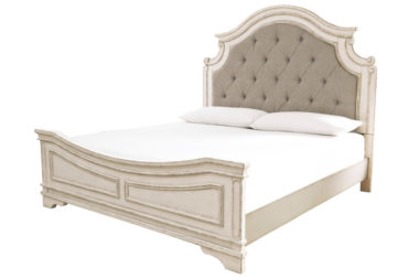 Alternative view of Realyn Two-Tone King Panel Bed