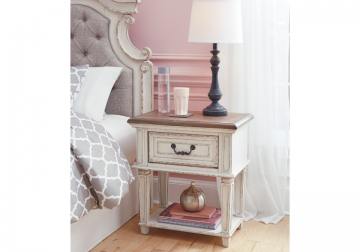 Realyn Two-Tone One-Drawer Night Stand