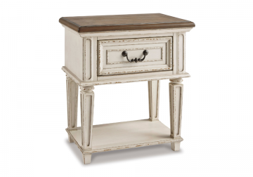 Alternative view of Realyn Two-Tone One-Drawer Night Stand