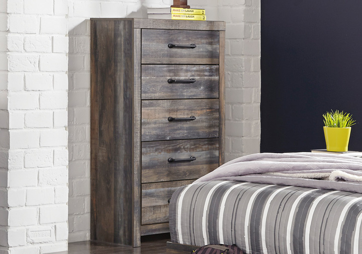 Drystan Multi Five-Drawer Chest
