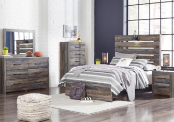 Drystan Multi Full Panel Bedroom Set