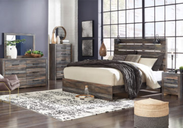 Drystan Multi King Panel Bedroom Set