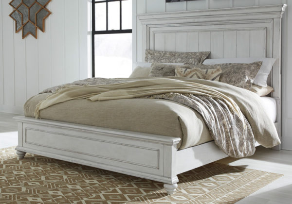 Kanwyn Whitewash Queen Panel Bedroom Set - Image 2