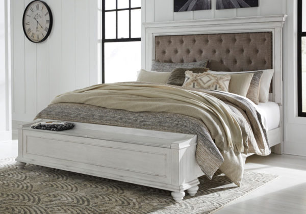 Kanwyn Upholstered Queen Panel Storage Bedroom Set - Image 2