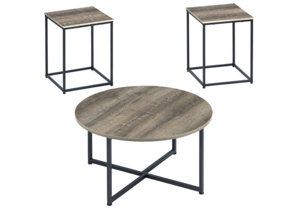Wadeworth Two-Tone 3Pc. Occasional Table Set - Image 2