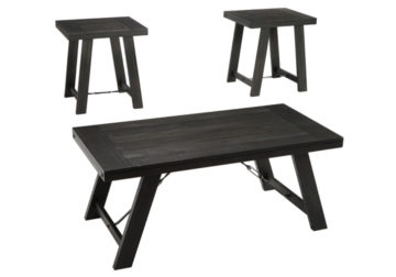 Alternative view of Noorbrook Black 3Pc. Occasional Set