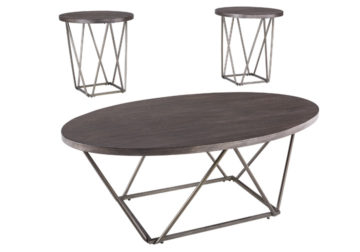 Alternative view of Neimhurst Dark Brown 3Pc. Occasional Set