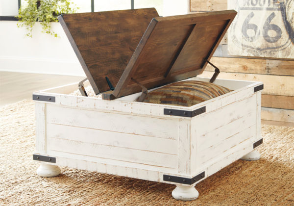 Wystfield Two-Tone Storage Cocktail Table - Image 3