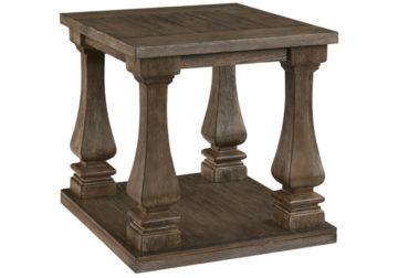 Alternative view of Johnelle Gray Rectangular End Table