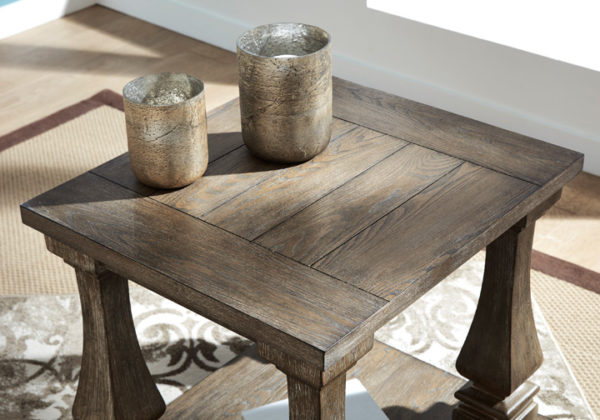 Johnelle Gray Rectangular End Table - Image 3