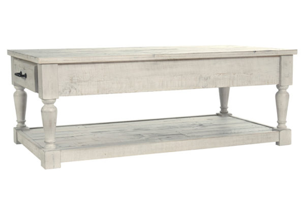 Shawnalore Whitewash Rectangular Cocktail Table - Image 2