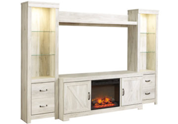 Alternative view of Bellaby 4-Piece Fireplace Entertainment Center