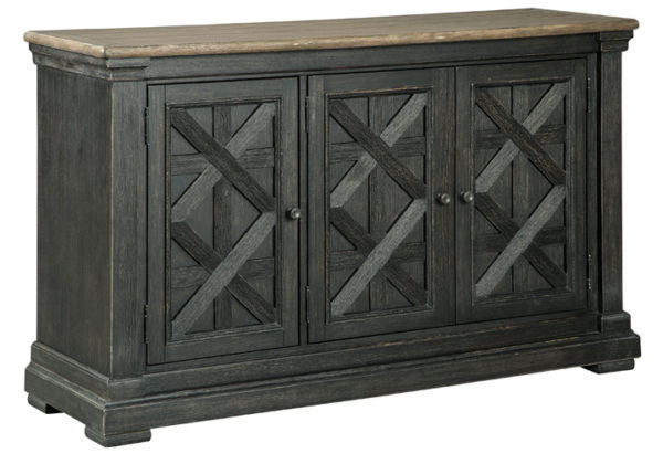 Tyler Creek Two-Tone Black Dining Room Server - Image 2