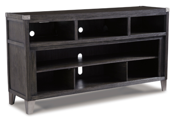 Todoe Gray Large TV Stand - Image 2