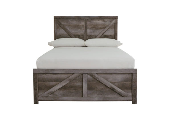 Wynnlow Gray Full Crossbuck Panel Bed - Image 3