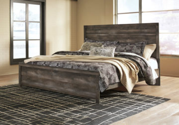 Alternative view of Wynnlow Gray King Panel Bedroom Set