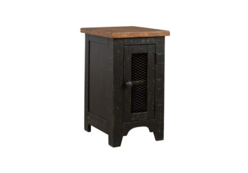 Alternative view of Valebeck Black/Brown Chair Side End Table