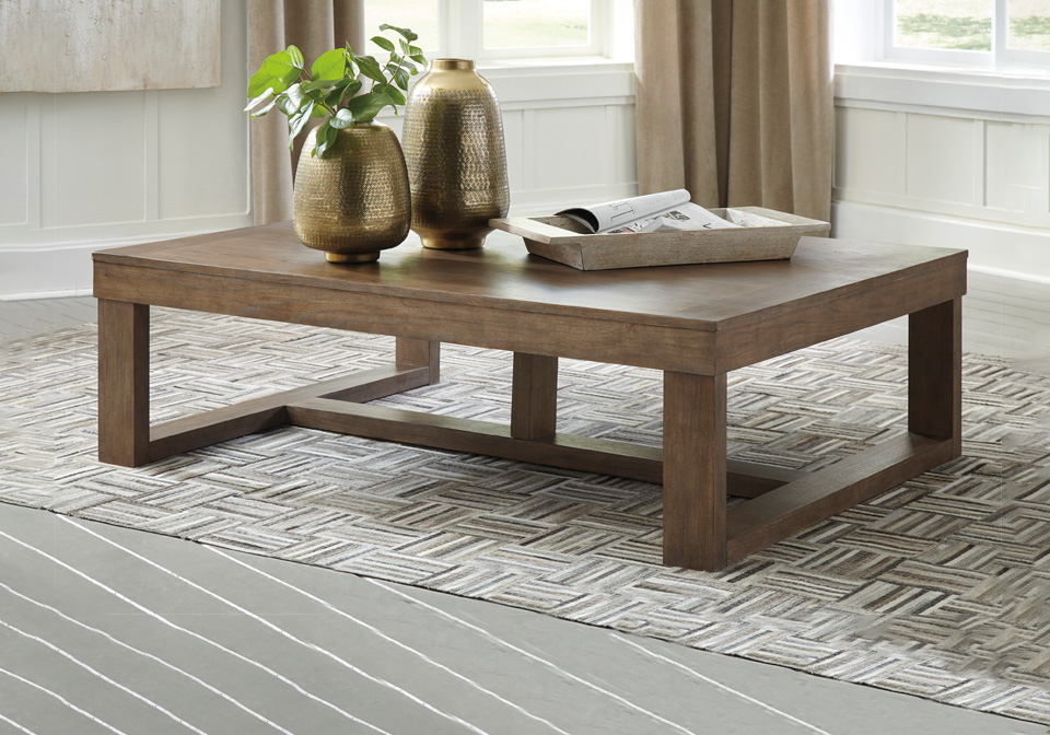 Cariton Gray Rectangular Cocktail Table