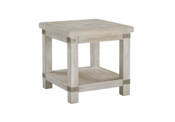 Alternative view of Carynhurst White Wash Gray Rectangular End Table
