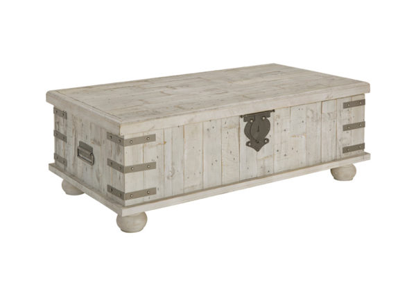 Carynhurst White Wash Gray Lift Top Cocktail Table - Image 3
