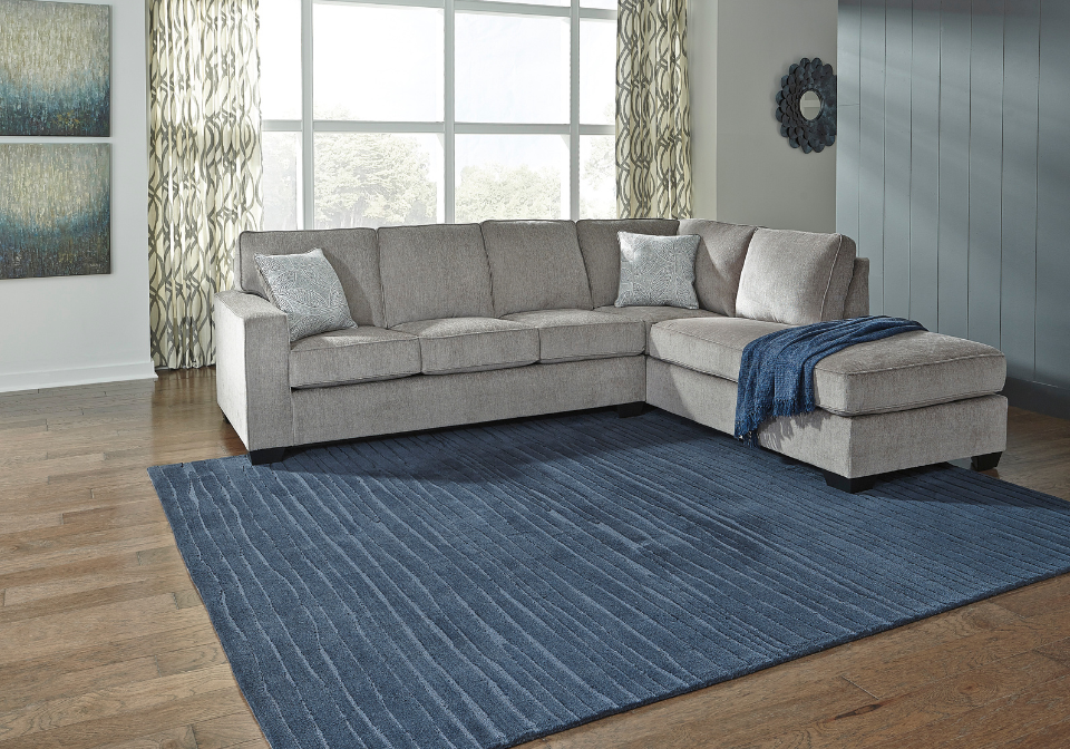 Altari Alloy 2pc RAF Chaise Sectional