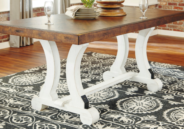 Valebeck Two-Tone Dining Room Table - Image 3