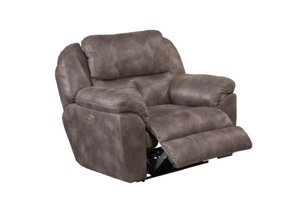 Ferrington Dusk Power Lay Flat Recliner w/ Power Headrest - Image 3