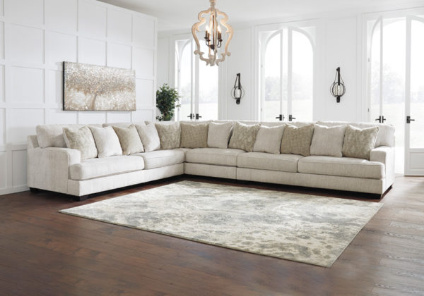 Rawcliffe Parchment 4PC. Sectional - Image 2