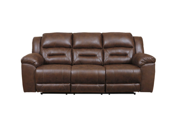 Stoneland Chocolate Reclining Sofa Set - Image 3