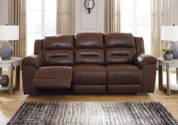 Stoneland Chocolate Power Reclining Sofa