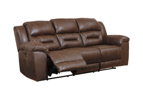 Stoneland Chocolate Power Reclining Sofa - Image 3