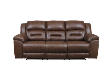 Alternative view of Stoneland Chocolate Reclining Sofa