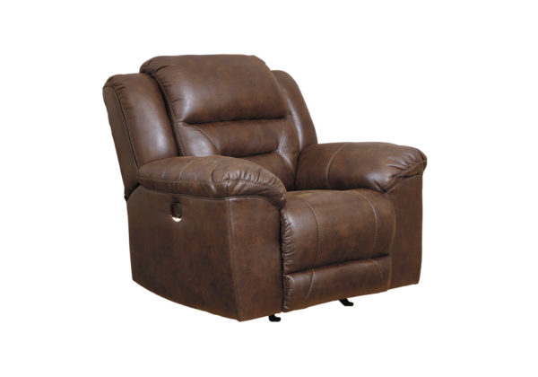 Stoneland Chocolate Power Rocker Recliner - Image 3